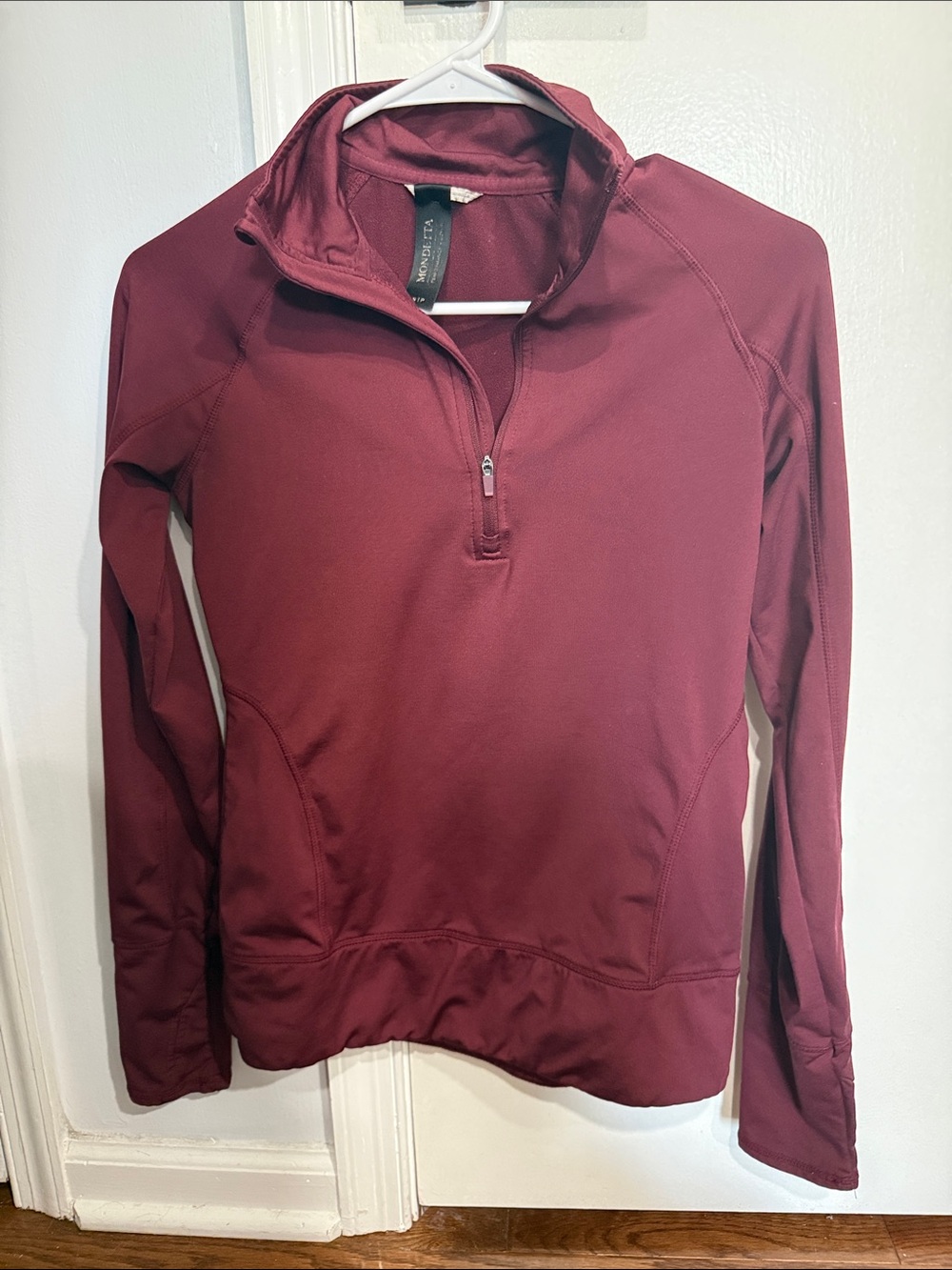 Quarter-Zip Performance Pullover - Maroon